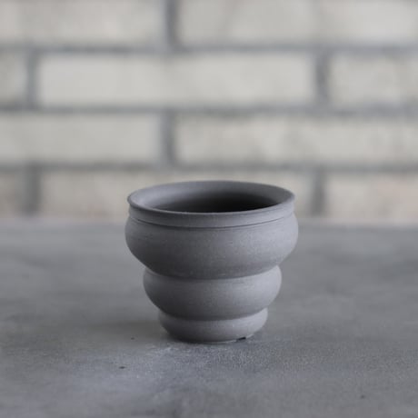 takero pot / ヤキシメ クロ (2.5号)   no.208-77