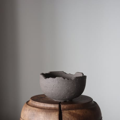 N/OH / コロ鉢 / smoky grey＋Moon / XS   no.209-110