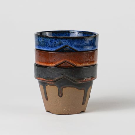 YAMABACHI var. P&A ceramic ware / ドロップ/ 3pieces (3号)   no.430-1