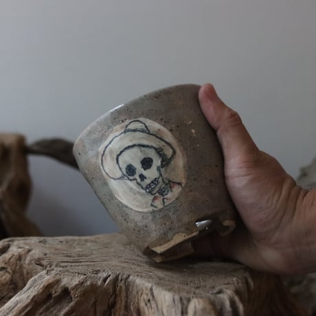 Andrew Gemrich〝CALAVERA″ / humanity pot  no.920-C21
