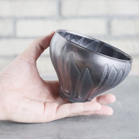 Yuta Uchida / black glaze / humanity (4号)  no.517-74