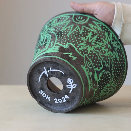 Yok Joaquin paint / 盆栽鉢   no.223/59