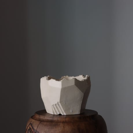 N/OH / 澪標 / matt white ＋Line / SS  no.202-45