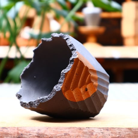 N/OH   応-OU- / SS / rich Black + gold moon   no.424/69