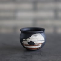 たけろうポット シロサビ ボール(浅) M no.221/S9 | 芽の巣山