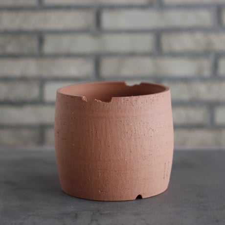 N/OH / コロ鉢 / Persimmon + Moon / M (5号)  no.426-6