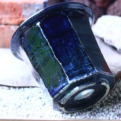 Tadao  Akutsu 〝瑠璃油″   /   humanity pot       no.51012