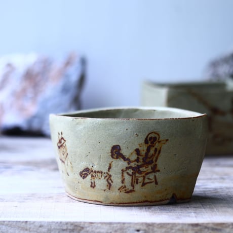 Andrew  Gemrich  〝calavera″   /   humanity pot       no.91318