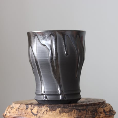 Yuta Uchida / black glaze / humanity pot     no.512-72