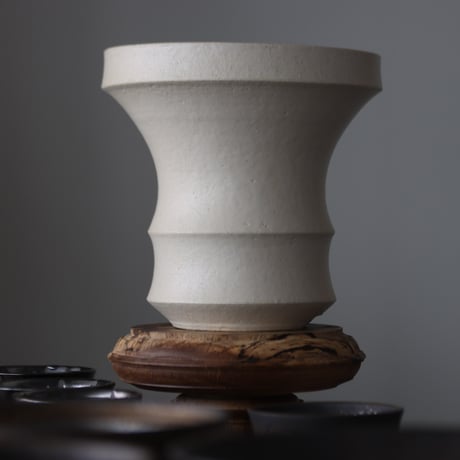 Atsushi Funakushi / white flake / humanity pot     no.512-51