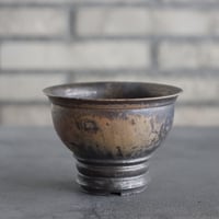 takero pot / mushikui / 炭化焼成 (3.5号)  no.531-87