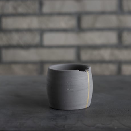 N/OH / コロ鉢 / smoky gray＋Line / XS (2.5号)  no.222-118