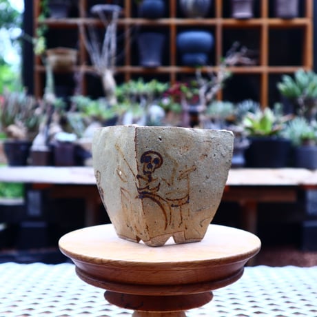 Andrew  Gemrich  〝calavera″   /   humanity pot     no.506