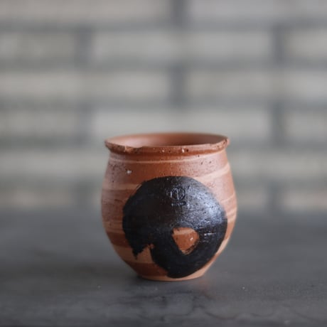 【新品未使用】作家鉢 手作り 銅 釉薬 観葉 多肉 塊根 芽の巣山 カタチ製作所 新品未使用】作家鉢 手作り 銅 釉薬 観葉 多肉 塊根 芽の巣山