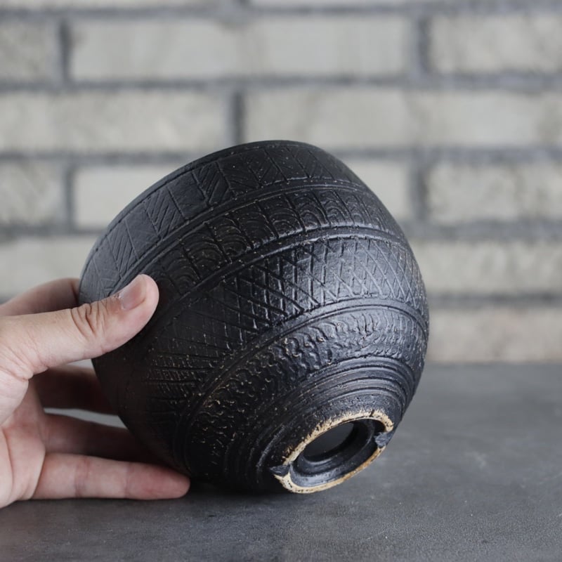 Yuta Uchida / black clay / humanity (4.5号) no.