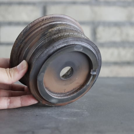 takero pot / 炭化焼成 (4号)  no.531-75