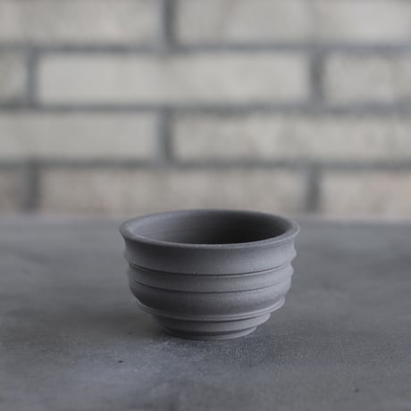 takero pot / ヤキシメ クロ (3号)   no.208-86