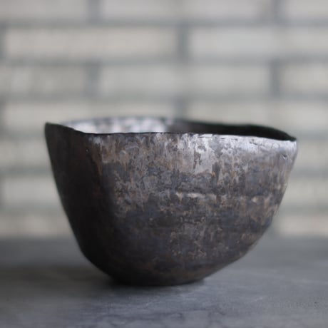 専用　備前　大鉢　海外作家作（不詳）　共箱　幅約28㎝　東Y7-0710②タニオ 専用 備前 大鉢 海外作家作（不詳） 共箱 幅約28㎝ 東Y7-0710②