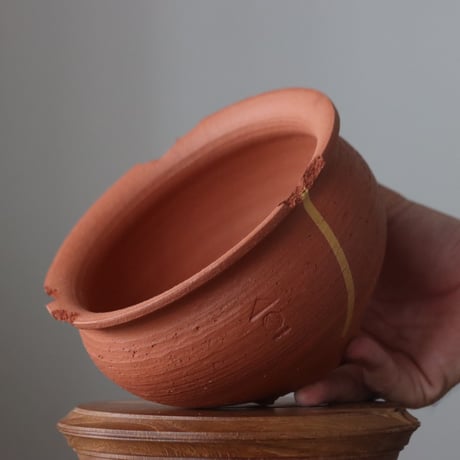 N/OH / コロ鉢 / MARBLE NOHBLE + Line / S   no.728-85