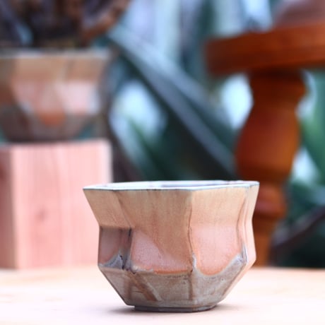 P&A ceramic ware / polygon pot 　no.612-P02