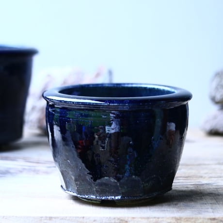 Tadao  Akutsu 〝瑠璃油″   /   humanity pot       no.91358