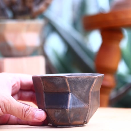 P&A ceramic ware / polygon pot 　no.612-P03