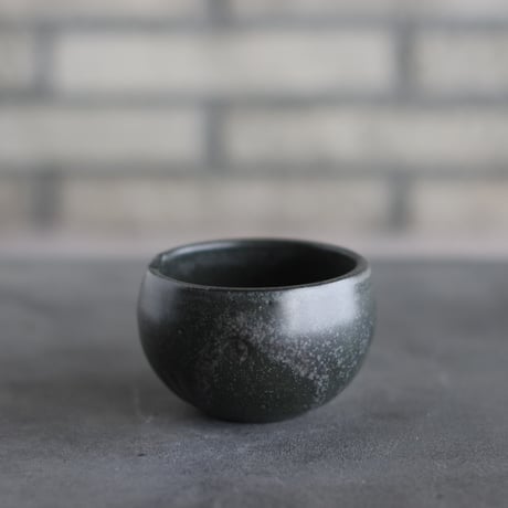 N/OH / コロ鉢-Strokes / Green × rich Black  / XS (3号)  no.503-301