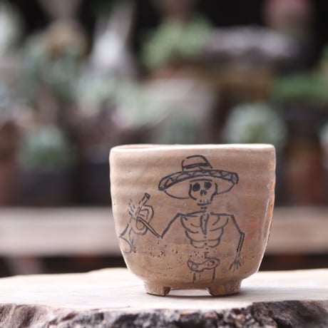 Andrew  Gemrich〝calavera″／humanity pot  no100229