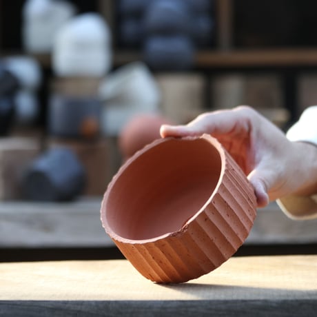 N/OH コロ鉢 / SS / Persimmon   no.1211/63