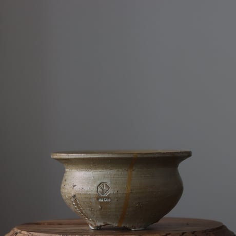 N/OH / コロ鉢 / Ocher + Line / XS   no.728-52
