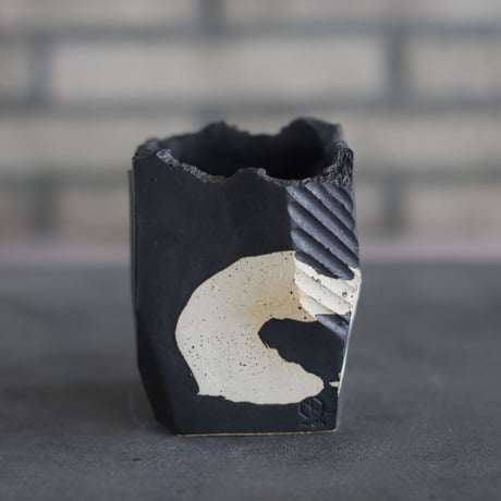 N/OH / 澪標-Strokes / Black × White / SS (3.5号)  no.503-258