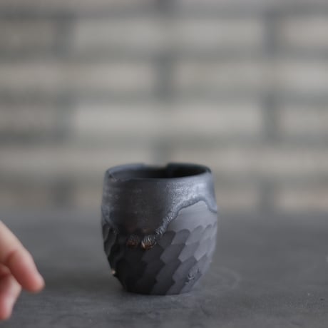 【新品未使用】N/OH 澪標SサイズリッチブラックDOT N/OH 澪標 盆栽鉢〝リッチブラック〟XS no.1004118 | 芽の巣山