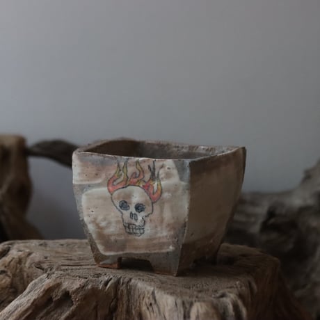 Andrew Gemrich〝CALAVERA″ / humanity pot  no.920-C24