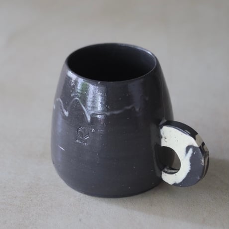 N/OH【食器】はみ出しmoon Mug Cup / MARBLE NOHBLE / 中   no.1101-8