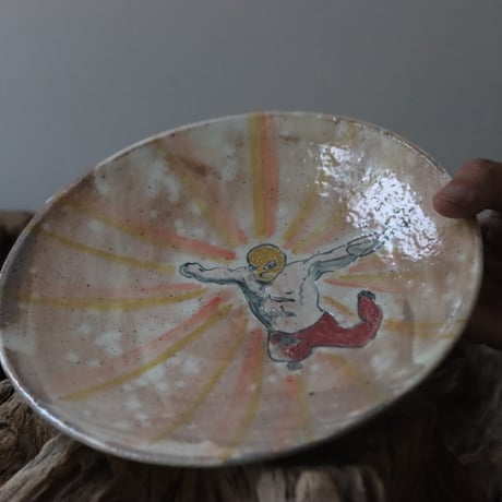 【食器/皿】Andrew Gemrich〝LUCHA LIBRE″ / humanity pot no.920-L39