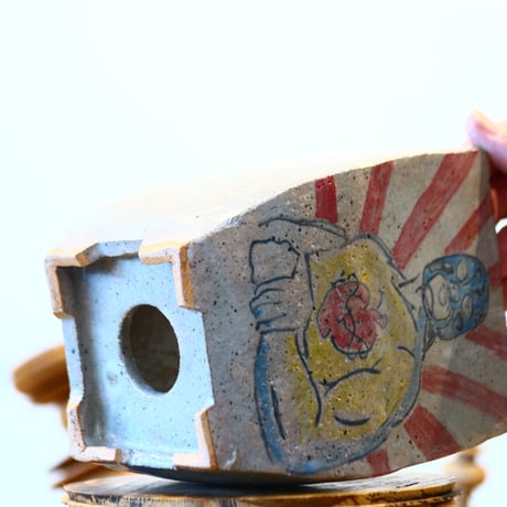 Andrew  Gemrich〝LUCHA LIBRE″ / humanity pot    no121-19
