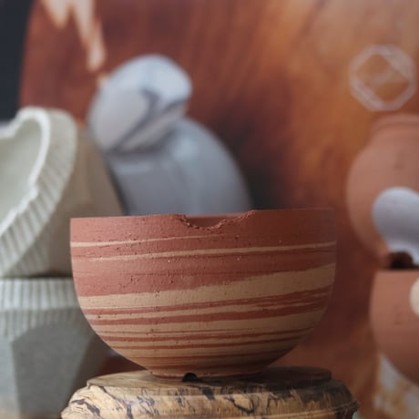 N/OH / コロ鉢 / MARBLE NOHBLE + Moon / S   no.1117-84