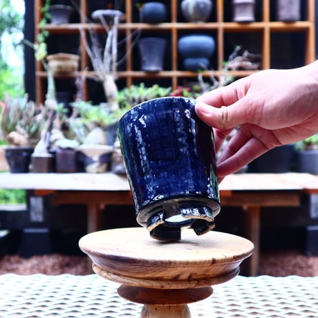 Tadao  Akutsu 〝瑠璃油″ ／ humanity pot       no.583
