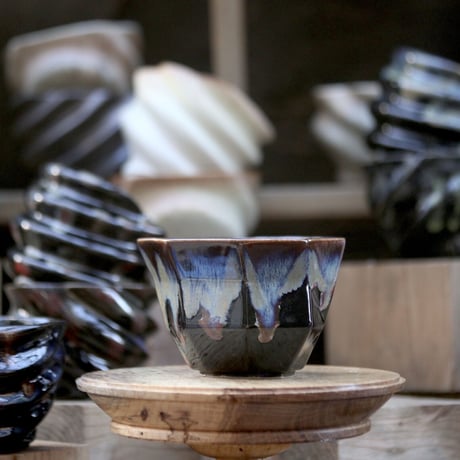 P&A ceramic ware / polygon pot 　no.108-79