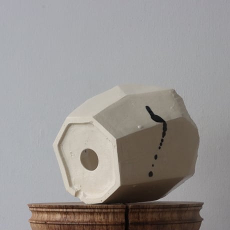 N/OH / 澪標 / white (dripping/呉須) / S (4.5号)  no.504-39