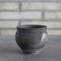 takero pot / mushikui / 炭化焼成 (3号)  no.531-100