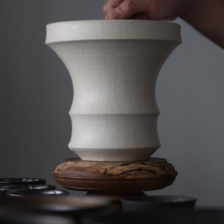 Atsushi Funakushi / white flake / humanity pot     no.512-51