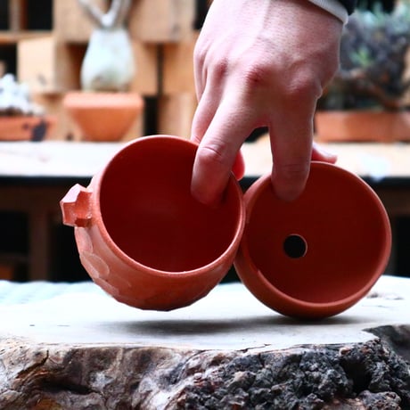 N/OH ／set CUP&POT／Persimmon　    no.417/102