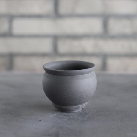 takero pot / ヤキシメ クロ (2.5号)   no.208-94