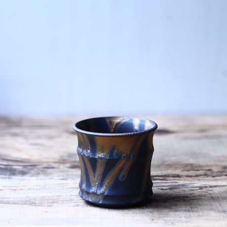 Yuta  Uchida 〝gold  glaze″   /   humanity pot       no.80217