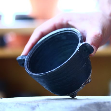 joint pot   安西桂   ×   安西岳郎   親子鉢〝土の子″ M ミミツキ  no.1018-41