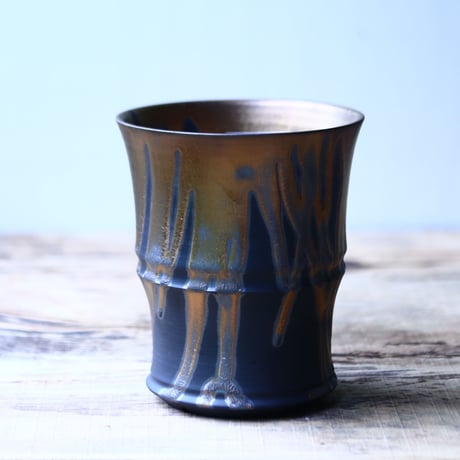 Yuta  Uchida 〝gold  glaze″   /   humanity pot       no.80275