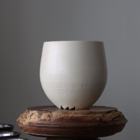 Atsushi Funakushi / white flake / humanity pot     no.512-46
