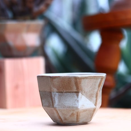 P&A ceramic ware / polygon pot 　no.612-P07