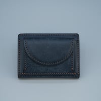 三つ折りウォレット ネイビー